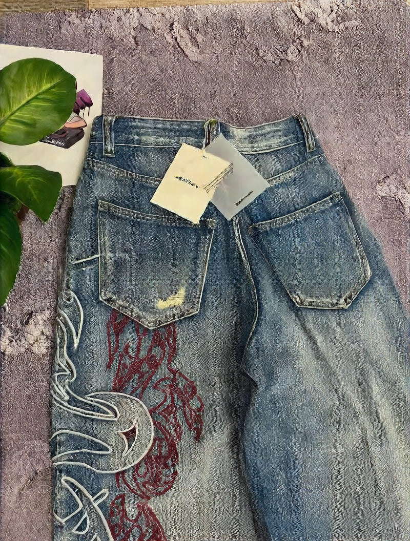 Pantalones vaqueros de pierna ancha