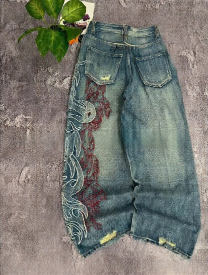 Pantalones vaqueros de pierna ancha