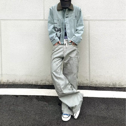 Pantalones holgados de estilo retro