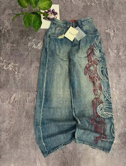 Pantalones vaqueros de pierna ancha